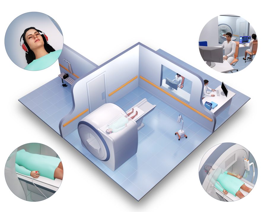 Illustration created for Bayer: MRI — Bayer Pharmaceuticals Division